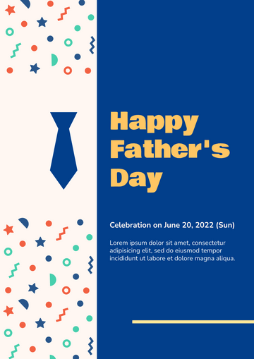 Father’s Day Celebration Poster