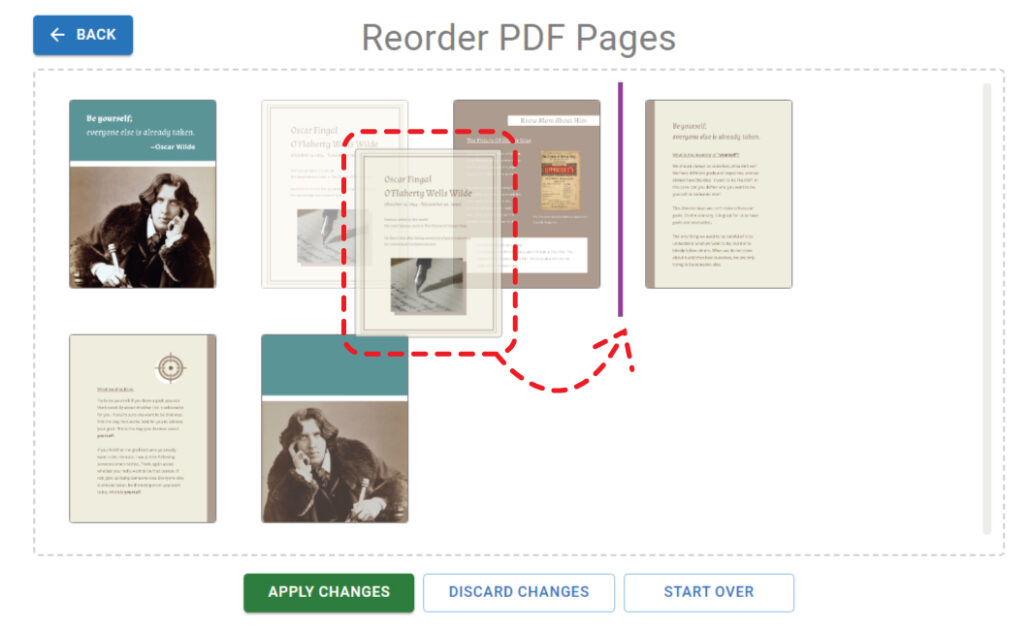 How to reorder page in PDF - Visual Paradigm Blog