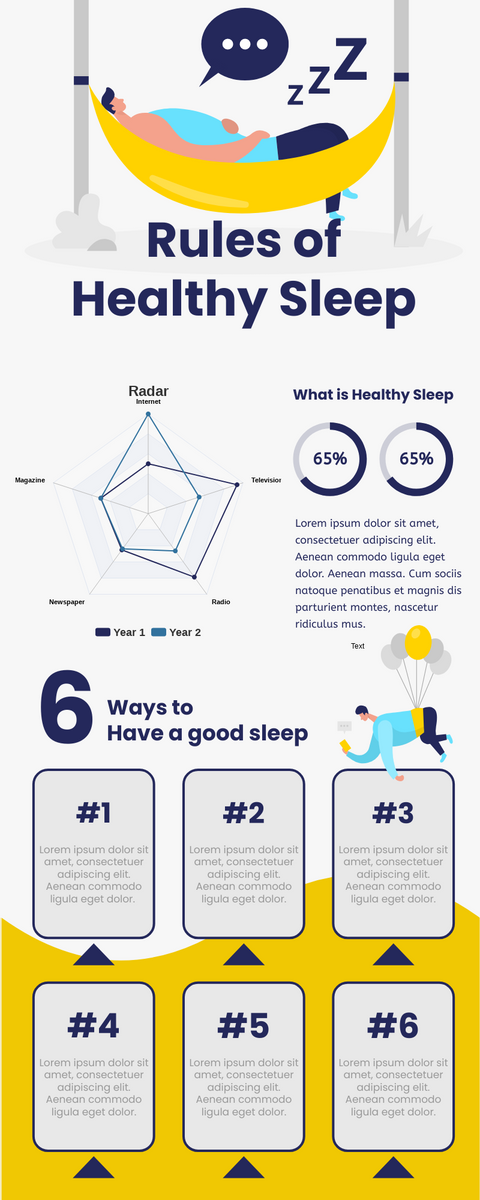 Rules Of Healthy Sleep Infographic
