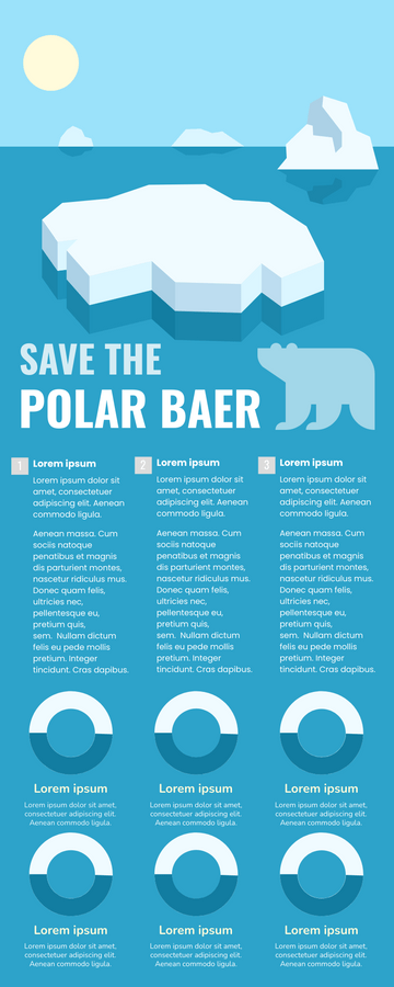 Save The Polar Bear Infographic