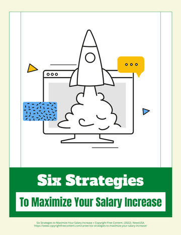 Booklet template: Strategies to Maximize Your Salary Increase (Created by Visual Paradigm Online's Booklet maker)