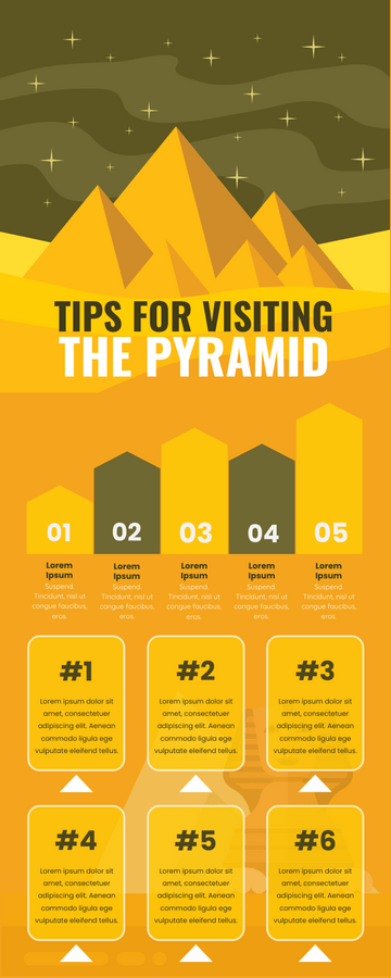Visiting The Pyramid Infographic