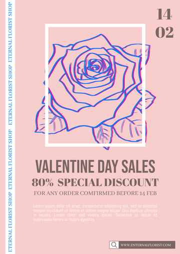 valentines day poster design