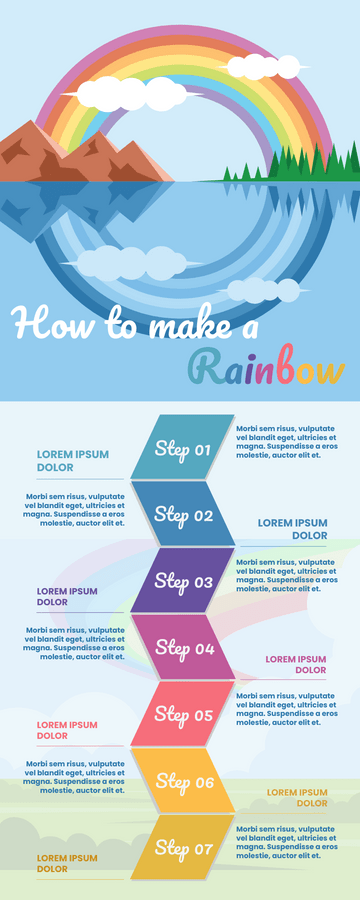 Make A Rainbow Infographic