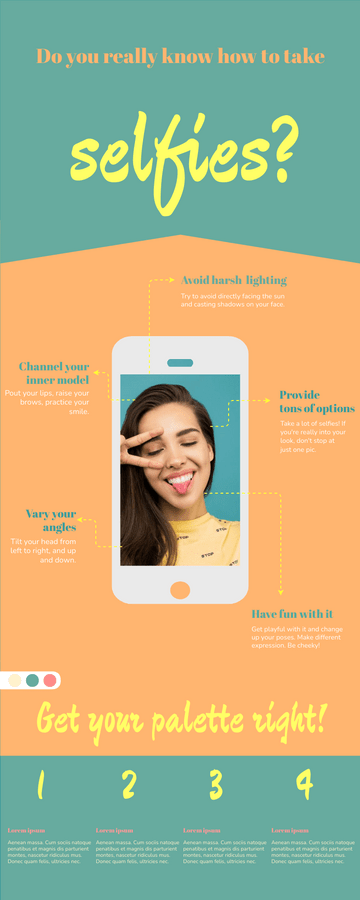 Selfies Infographic