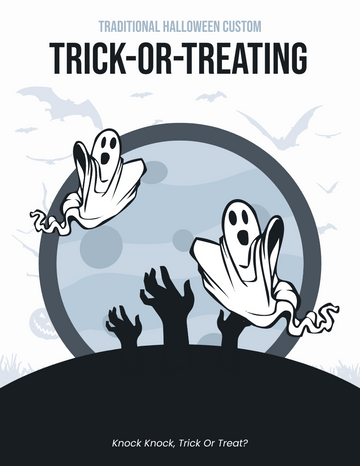 Modèle de livret : What Is Trick Or Treat Book (Créé par le créateur de livrets de Visual Paradigm Online)