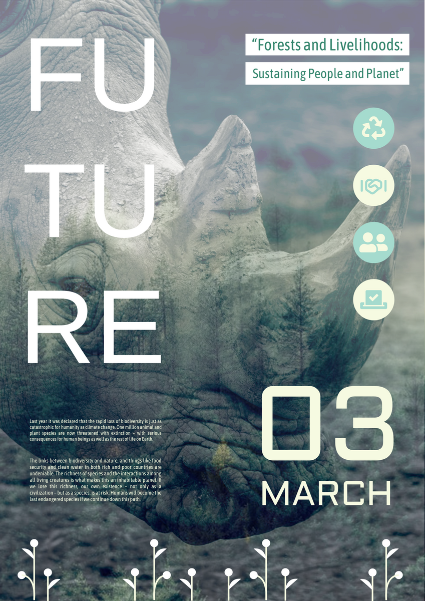 Poster template: Wildlife Conservation Day Poster (Created by Visual Paradigm Online's Poster maker)