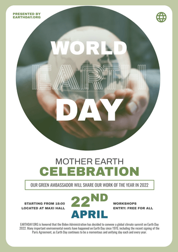 earth day flyer 2022