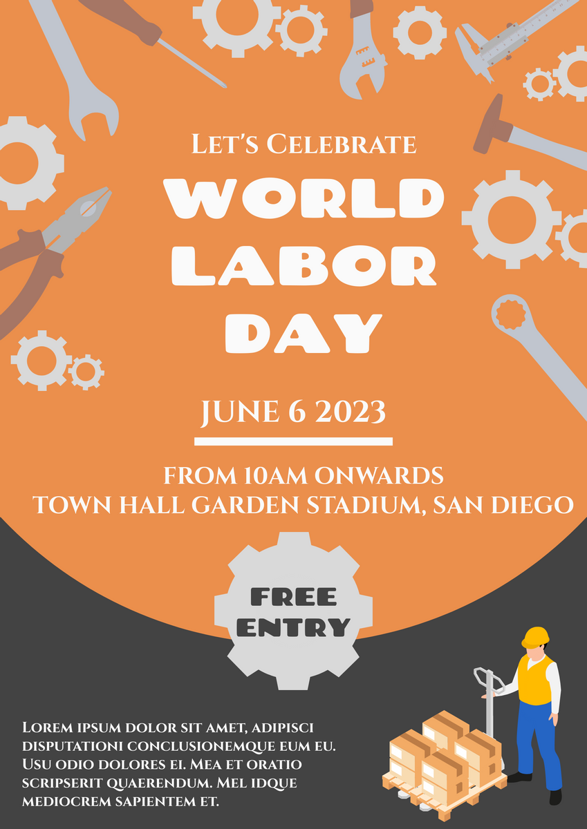 labor day poster