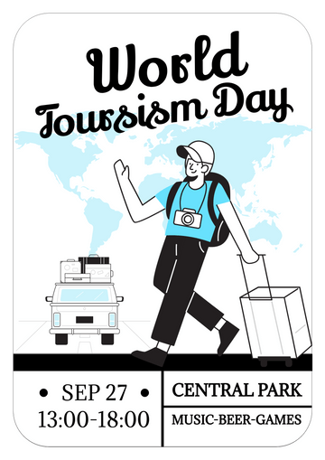 World Tourism Day Celebration Poster