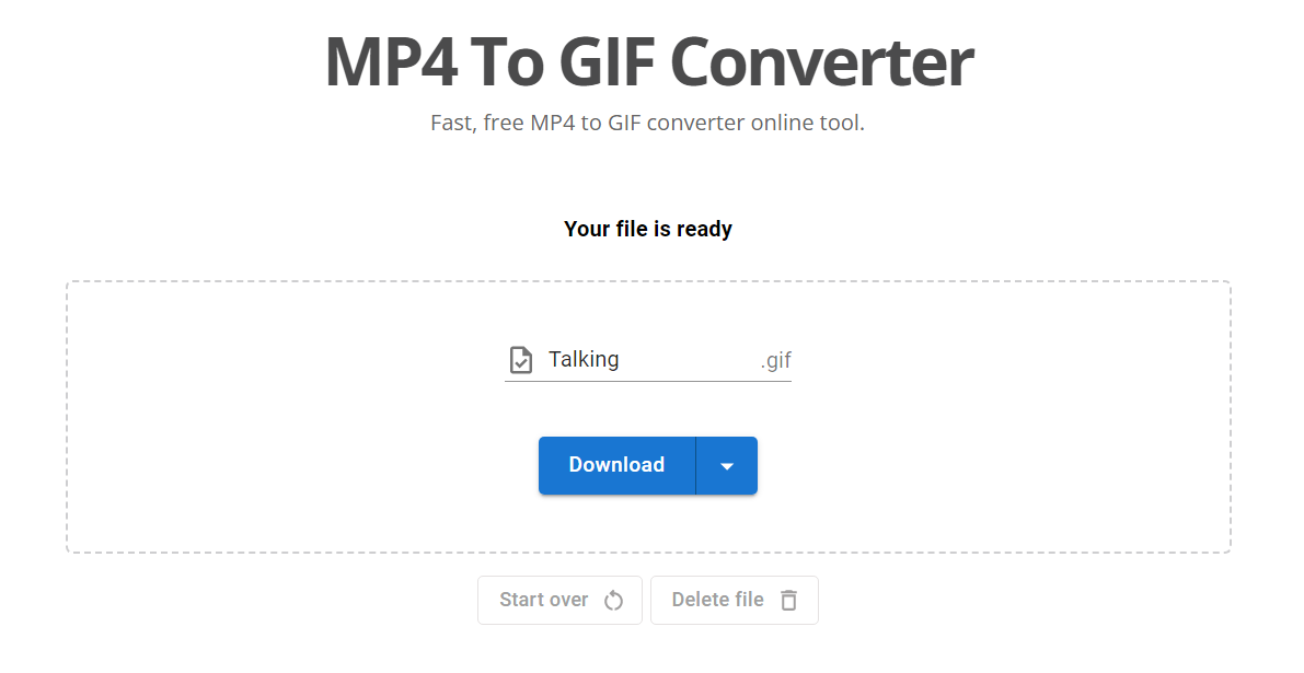 Free MP4 to GIF Converter