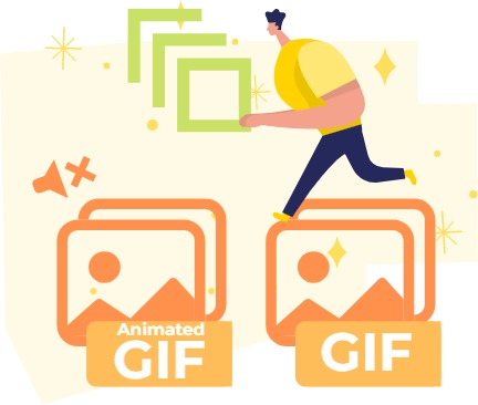 GIF animation from multiple pictures online - IMG online