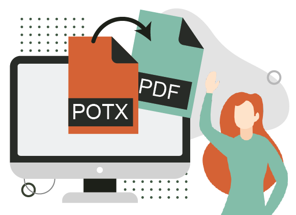 How to Convert POTX File to PDF for FREE