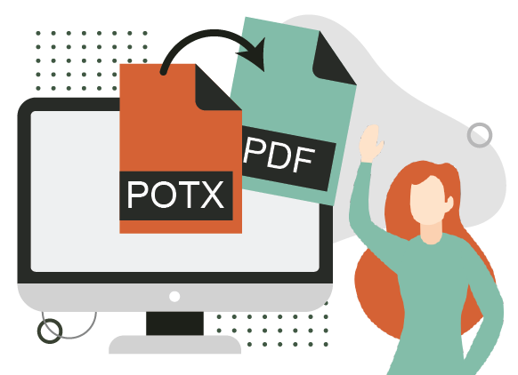 How to Convert POTX File to PDF for FREE