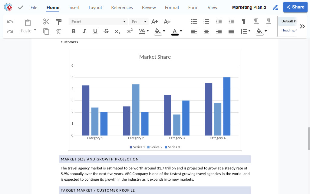 Online Document editor