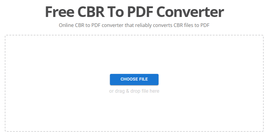 How to Convert CBR File to PDF for FREE