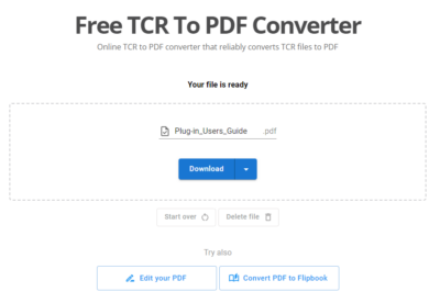 How to Convert TCR File to PDF for FREE - Visual Paradigm Blog