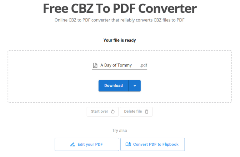 How to Convert CBZ File to PDF for FREE - Visual Paradigm Blog