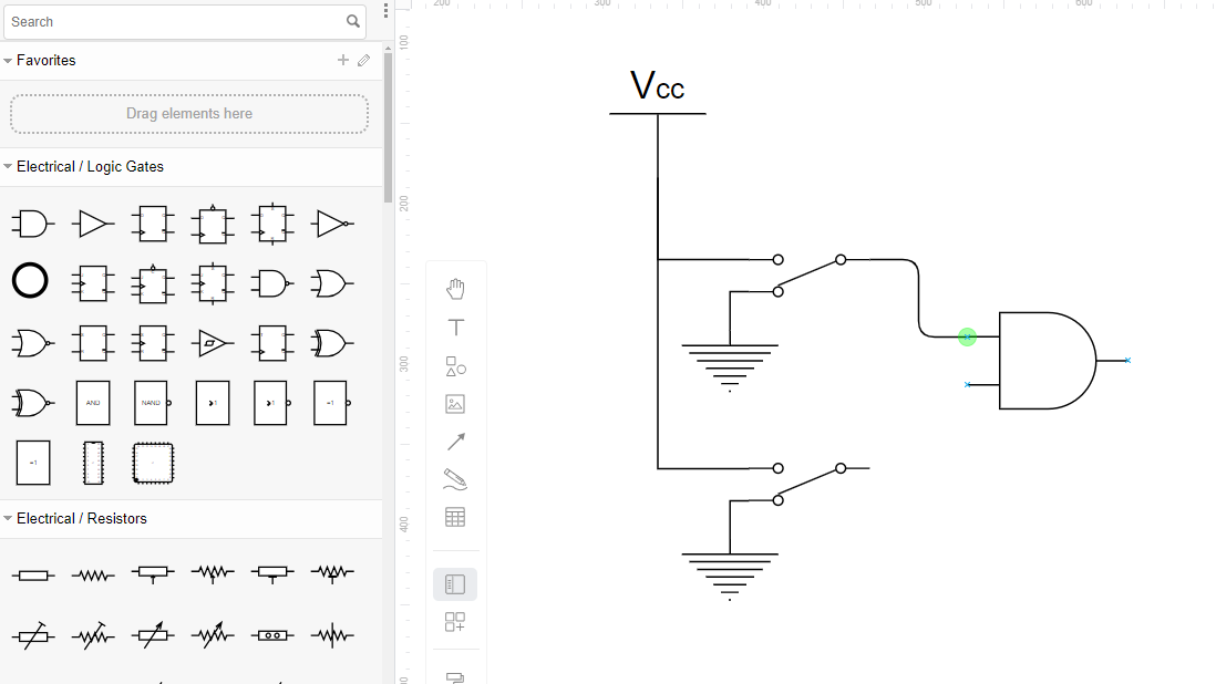 How to Add Logic Gates to Electrical Diagram