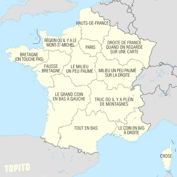 sample of a french map