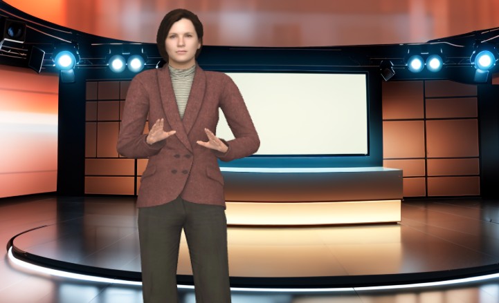 A animation template of news report