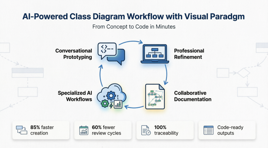 Accelerating UML Class Diagram Development with Visual Paradigm's AI Ecosystem