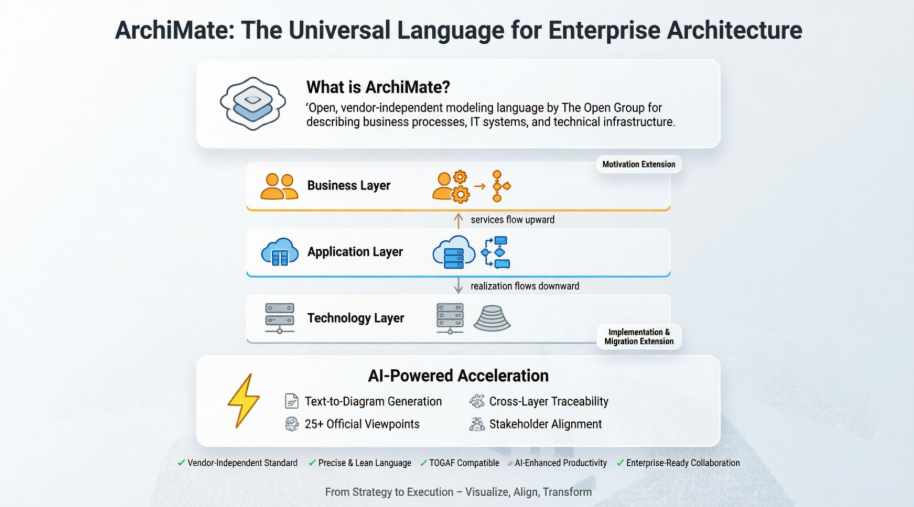 Accelerating Enterprise Architecture with AI-Powered ArchiMate Modeling
