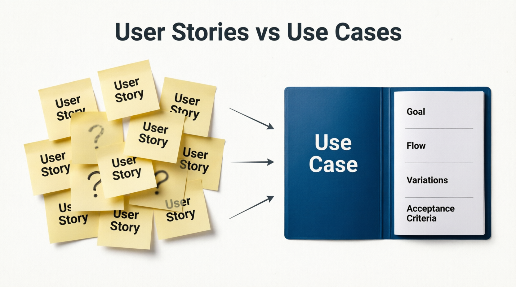 Example of an Agile team using use-case slices to plan sprints.