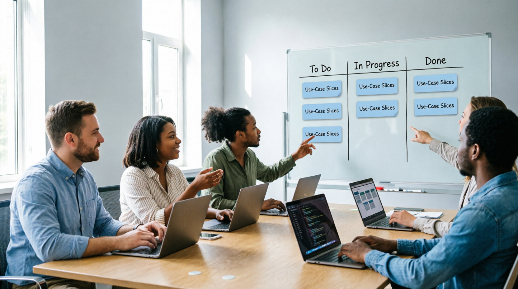 Illustration of how AI assistants integrate with Use-Case 2.0 workflows.