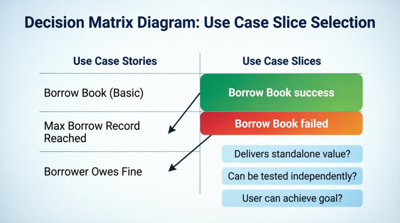 Use Case Slice Selection Matrix