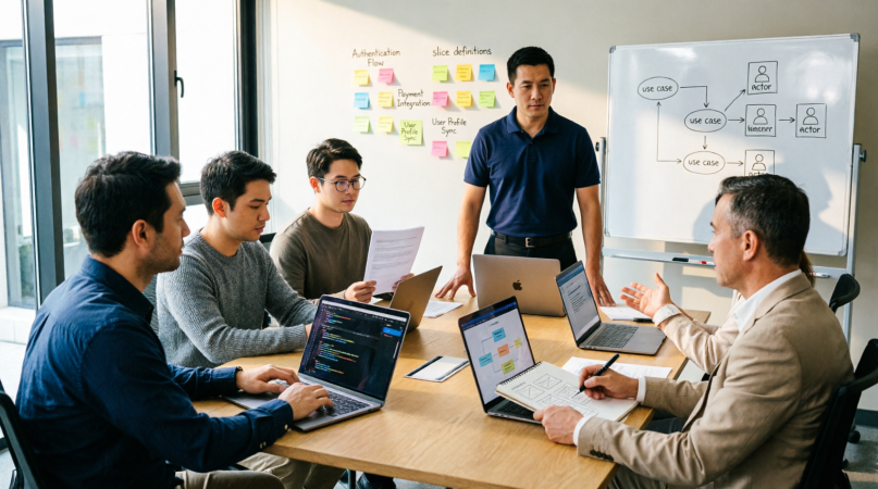 Cross-Functional Collaboration in Slice Definition Workshops