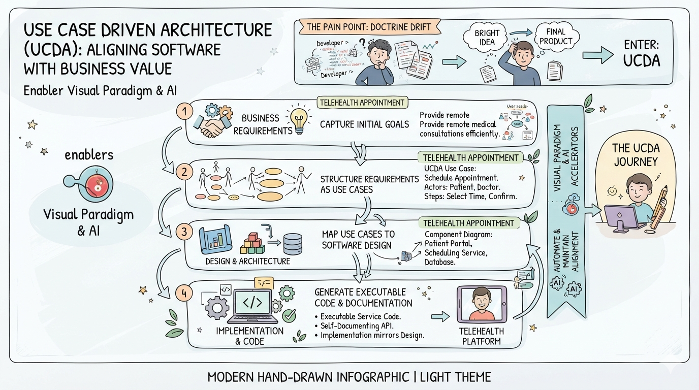 Use Case Driven Architecture with Visual Paradigm AI