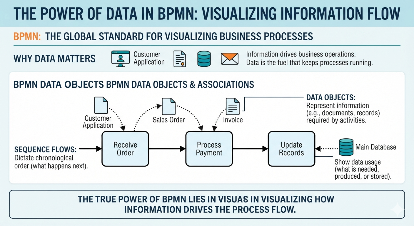 The Power of Data Objects in BPMN: Visualizing Information Flow | Visual Paradigm BPMN